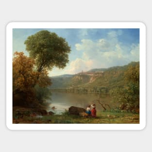 Lake Nemi by George Inness Magnet